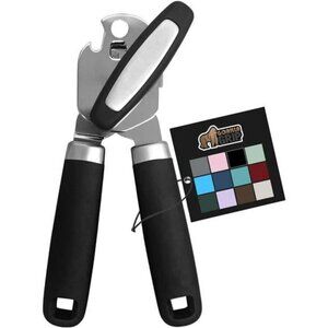 The Original Gorilla Grip Heavy Duty Stainless Steel Smooth Edge Manual Can Blac